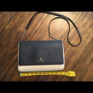 Kate Spade Cream& Black Crossbody Purse